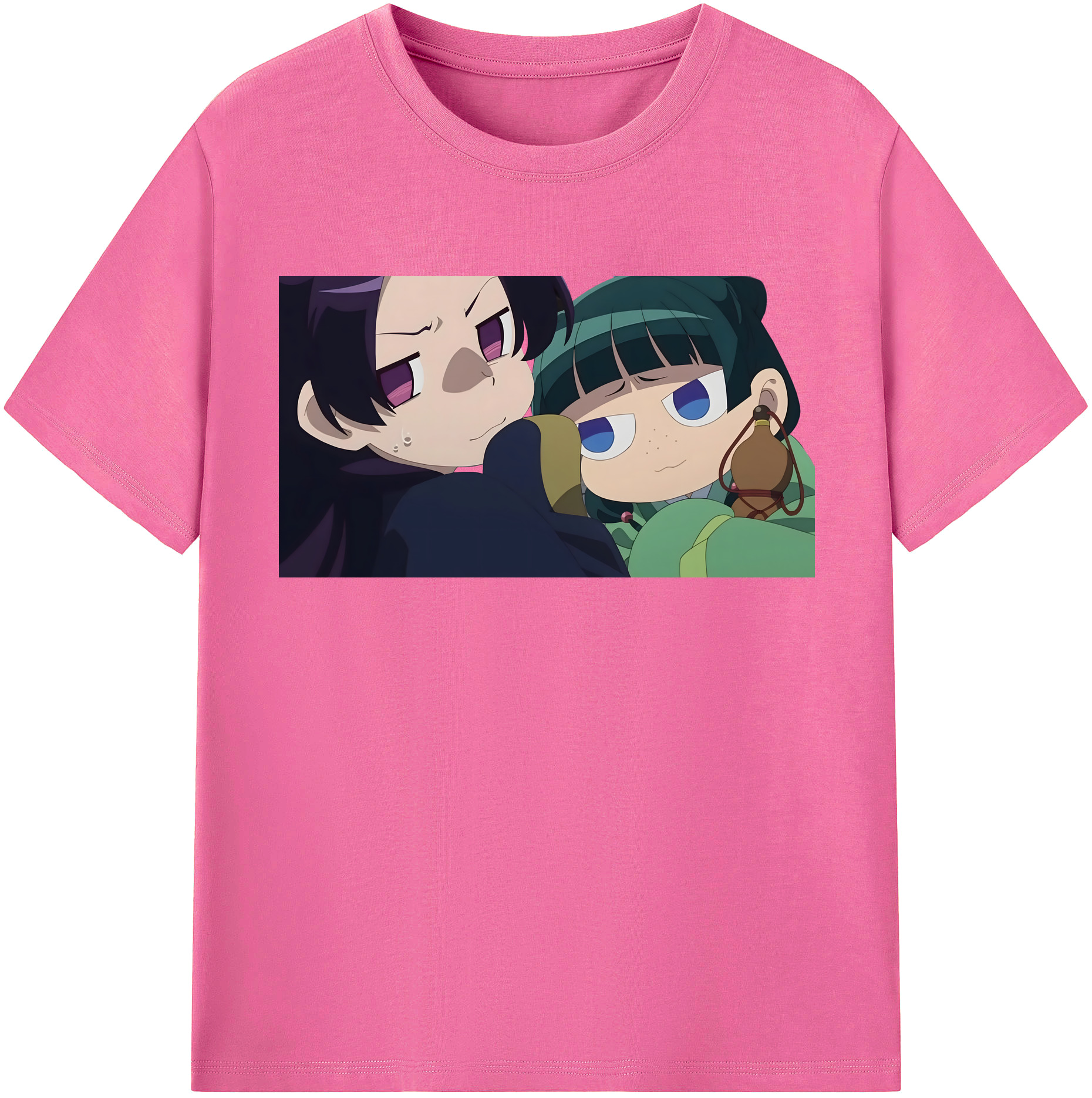 （画像用） 薬屋のひとりごと The Apothecary Diaries レディースカジュアルプリントTシャツ（綿100％）